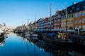 Nyhavn pier with buildings and boats reflected in water, Copenhagen, Denmark ÃâÃÂ ÃâÃÂ  Royalty Free Stock Photo